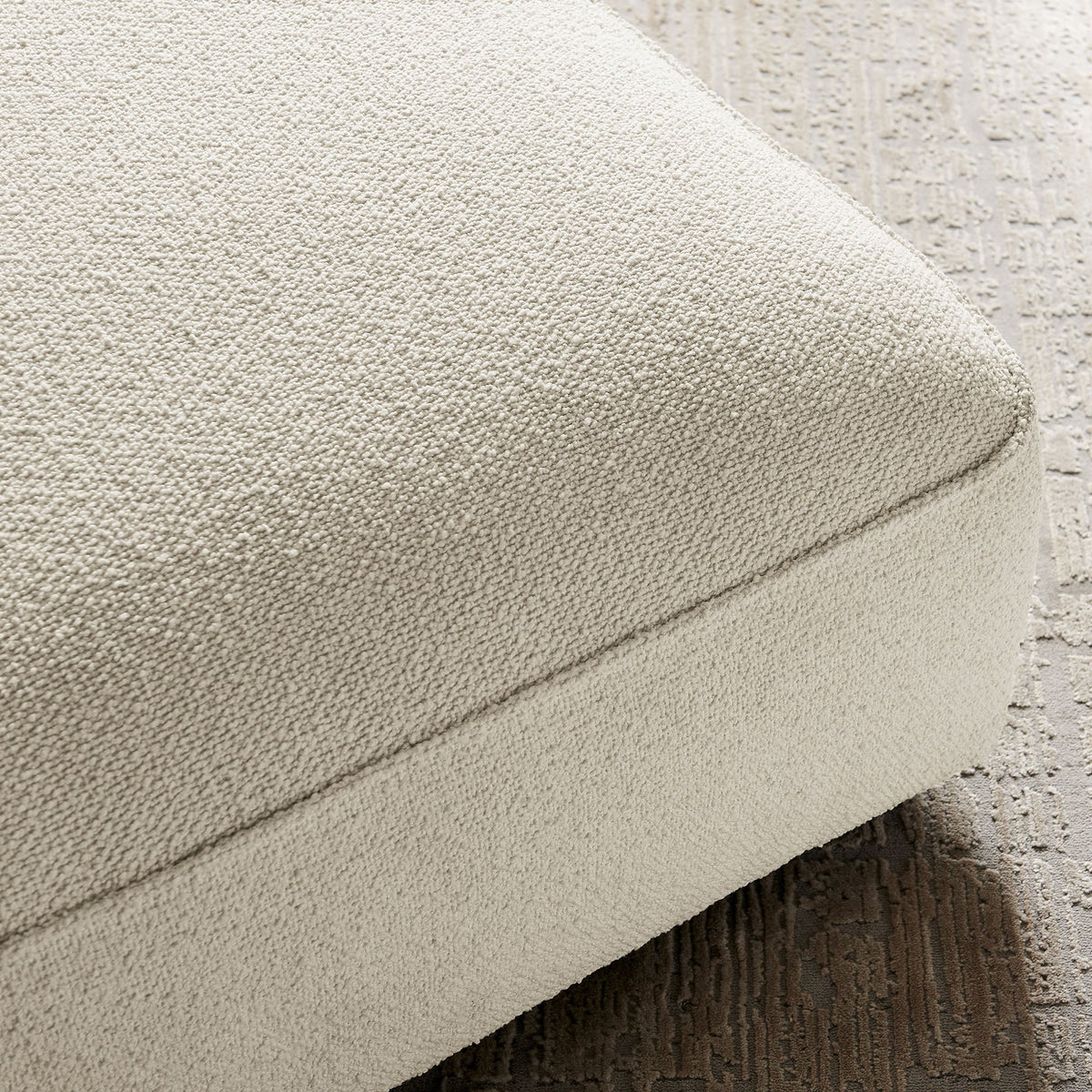 Auren Lattice Bouclé Upholstered Ottoman by Modway, photo 8 of 24