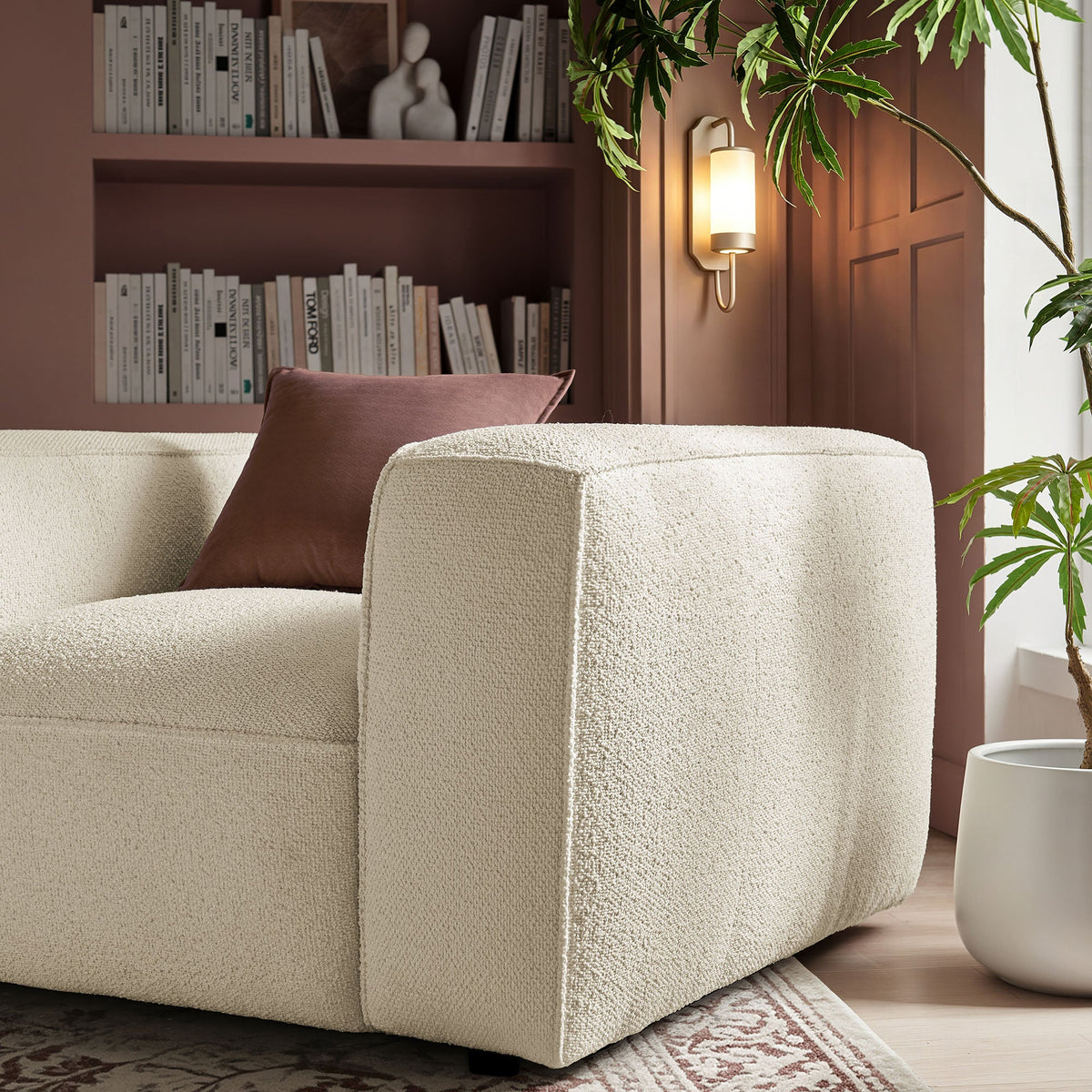 Auren Lattice Bouclé Upholstered Accent Chair by Modway, photo 9 of 27