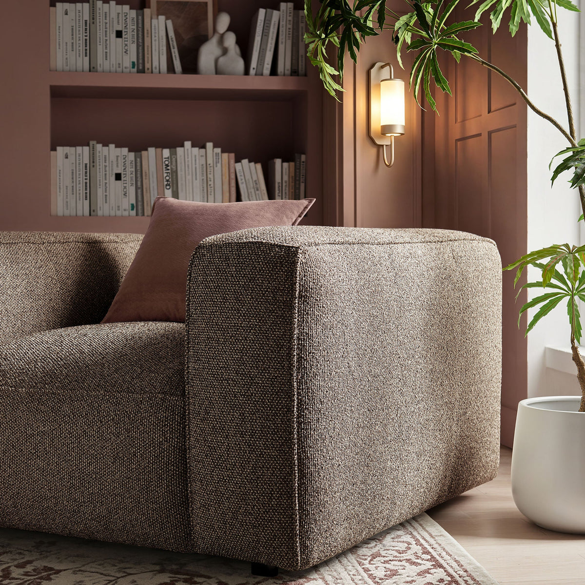 Auren Lattice Bouclé Upholstered Accent Chair by Modway, photo 18 of 27