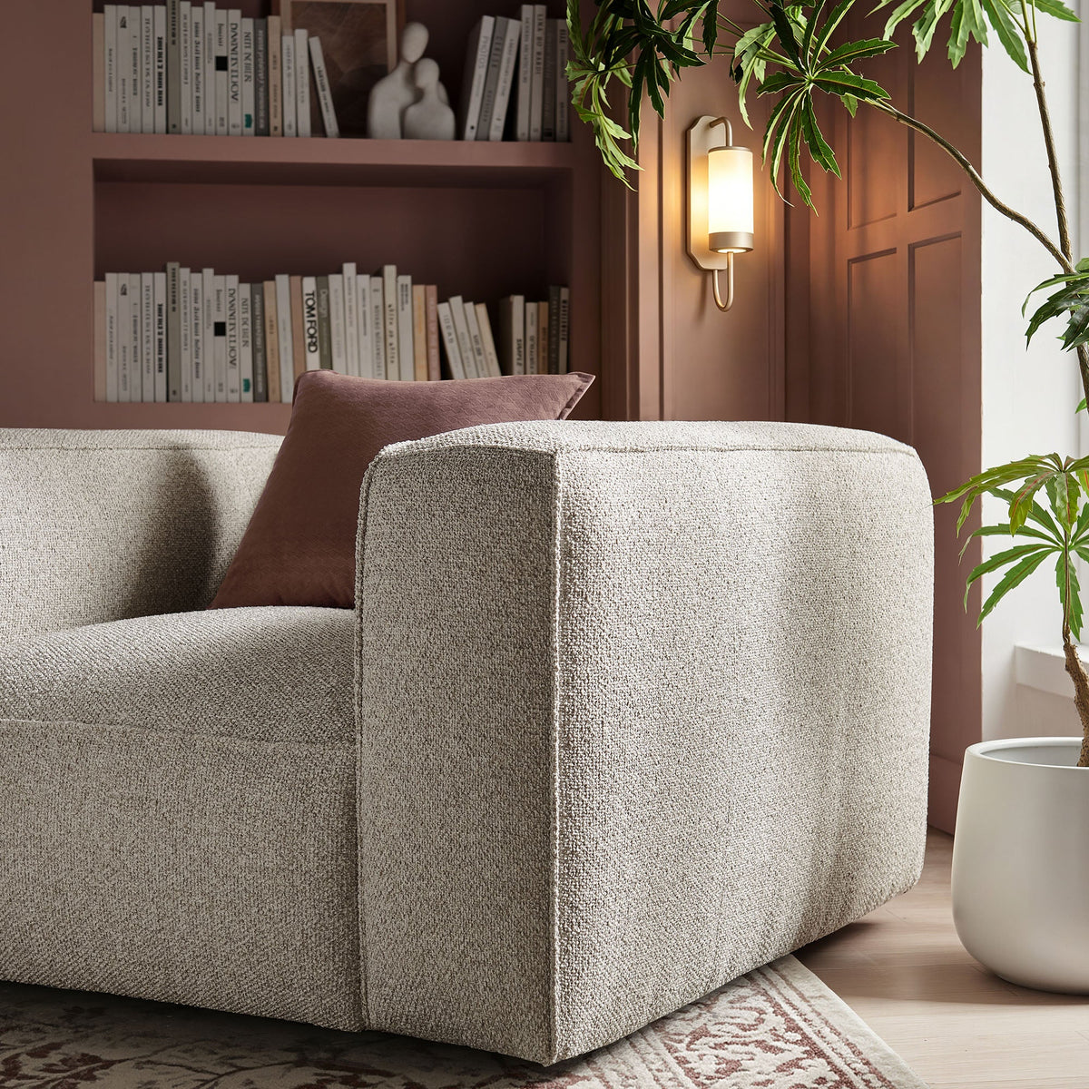 Auren Lattice Bouclé Upholstered Accent Chair by Modway, photo 27 of 27