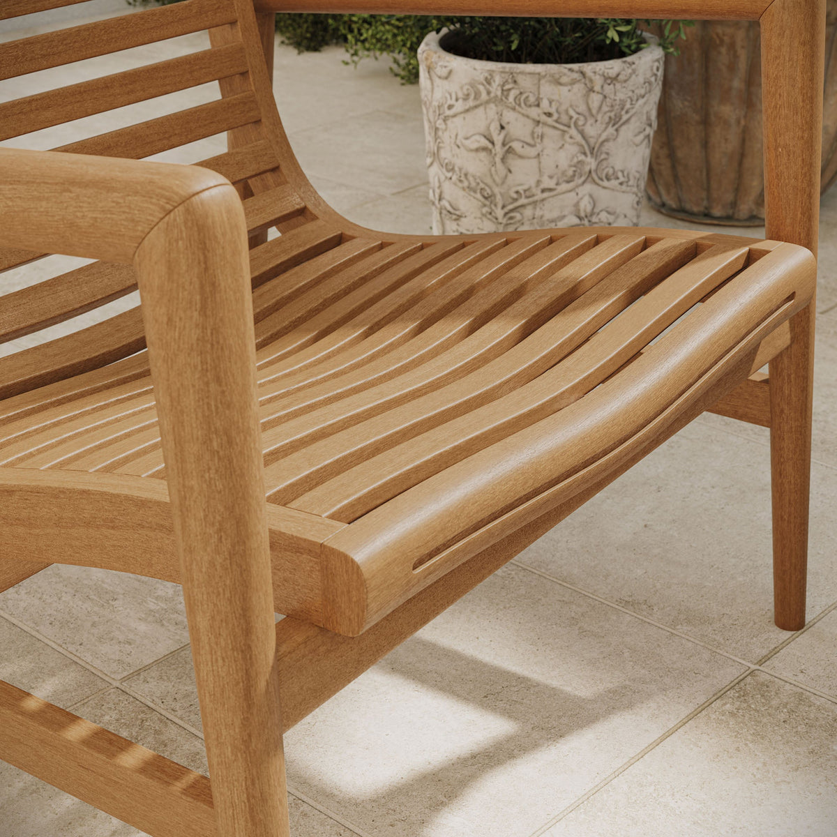 Hayden Outdoor Patio Teak Wood Armchair by Modway, photo 9 of 9