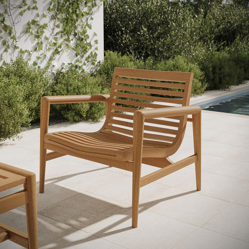 Hayden Outdoor Patio Teak Wood Armchair by Modway, photo 8 of 9