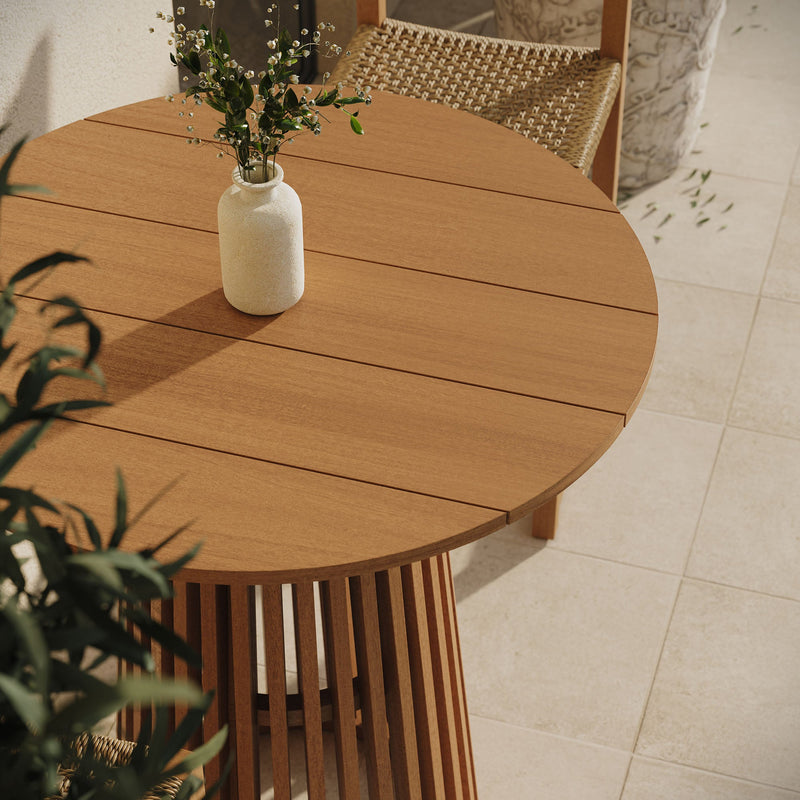 Rowe 5-Piece Outdoor Patio Teak Wood Bar Set by Modway, photo 6 of 7