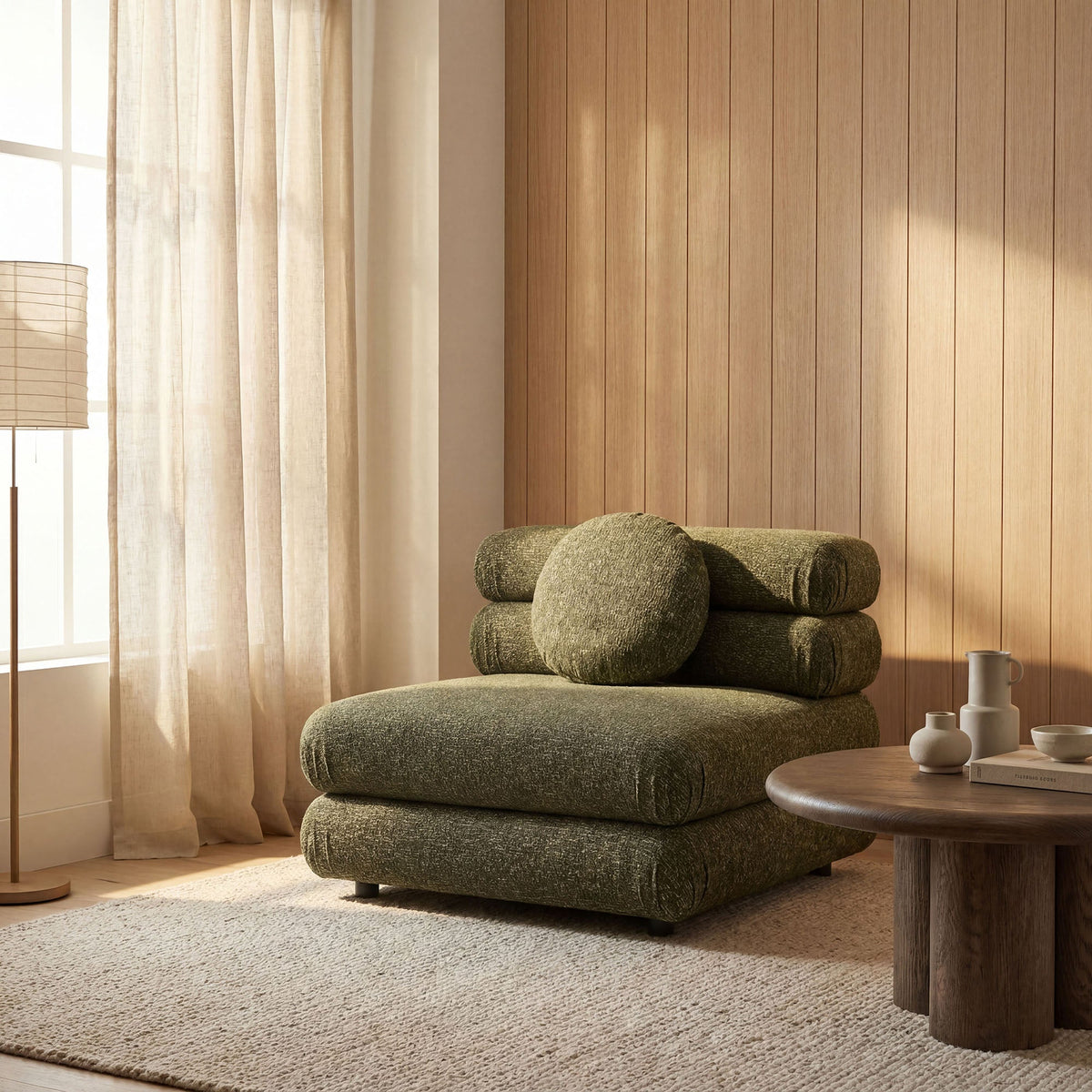 Jubilee Upholstered Modular Armless Chair by Modway, photo 20 of 22