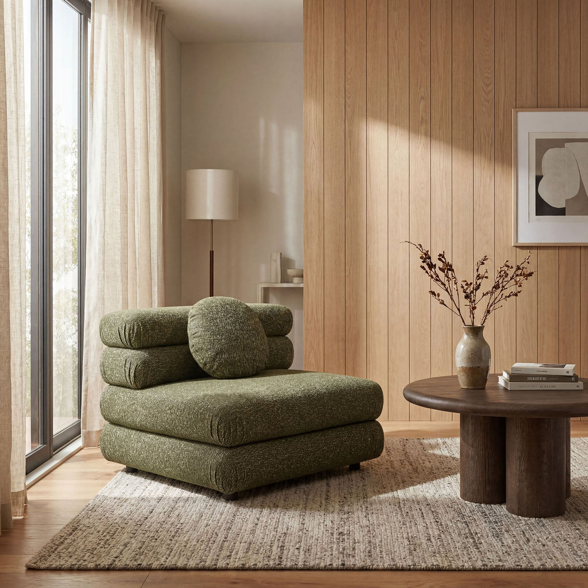 Jubilee Upholstered Modular Armless Chair by Modway, photo 21 of 22