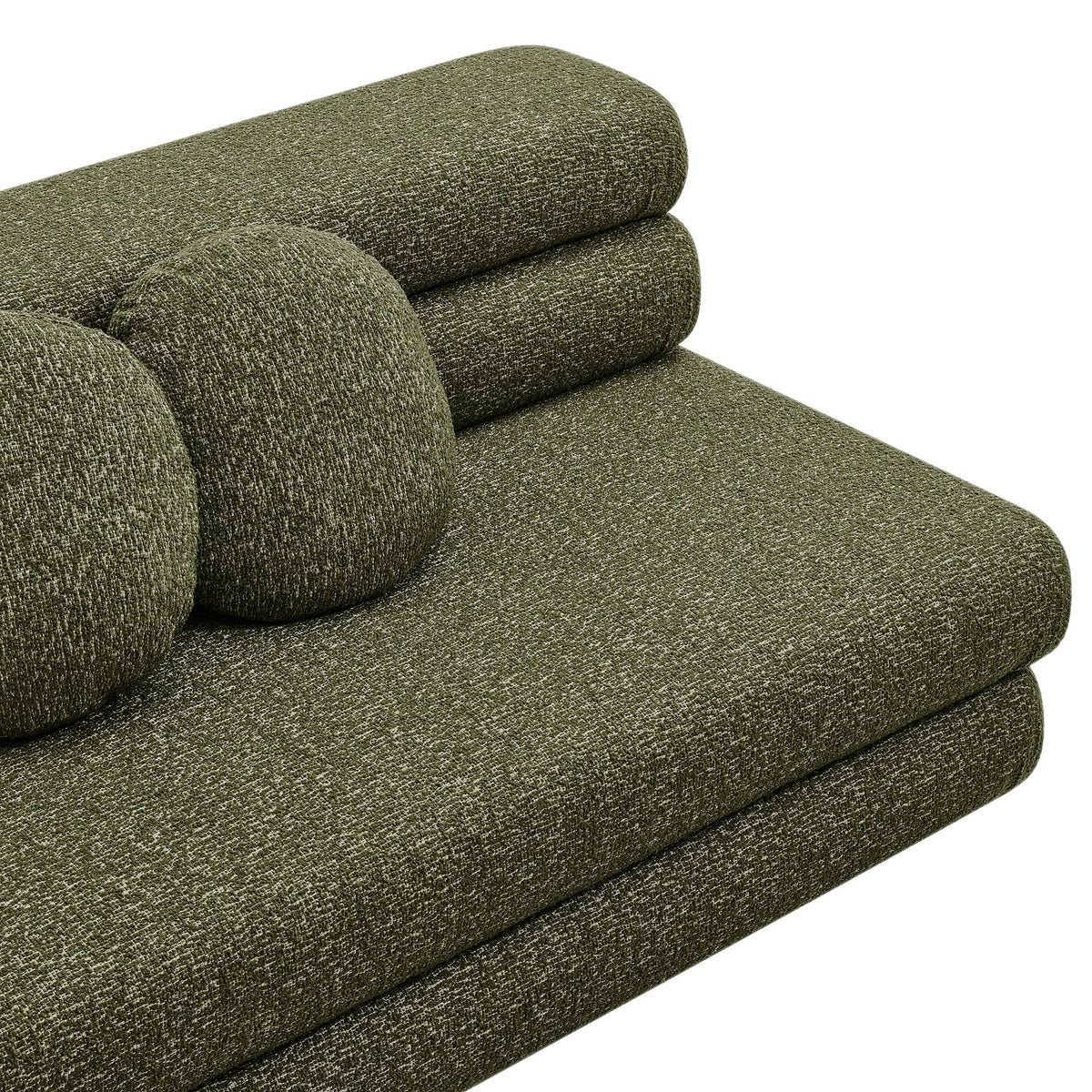 Jubilee Upholstered Modular Armless Loveseat by Modway, photo 18 of 22