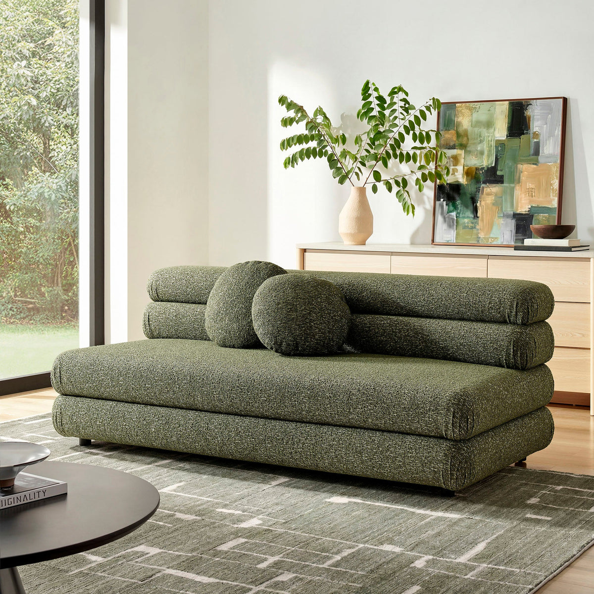 Jubilee Upholstered Modular Armless Loveseat by Modway, photo 19 of 22