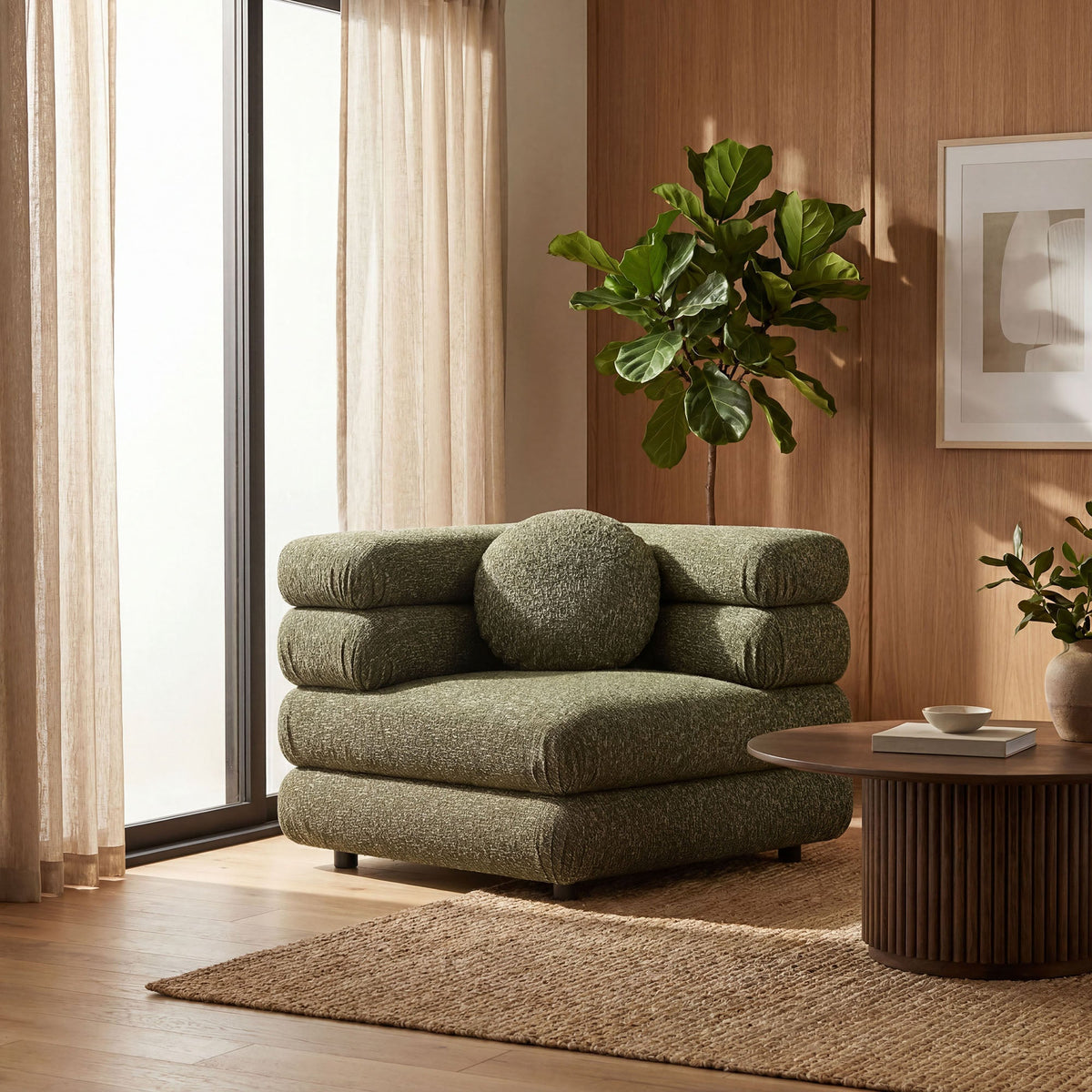 Jubilee Upholstered Modular Corner Chair by Modway, photo 18 of 20