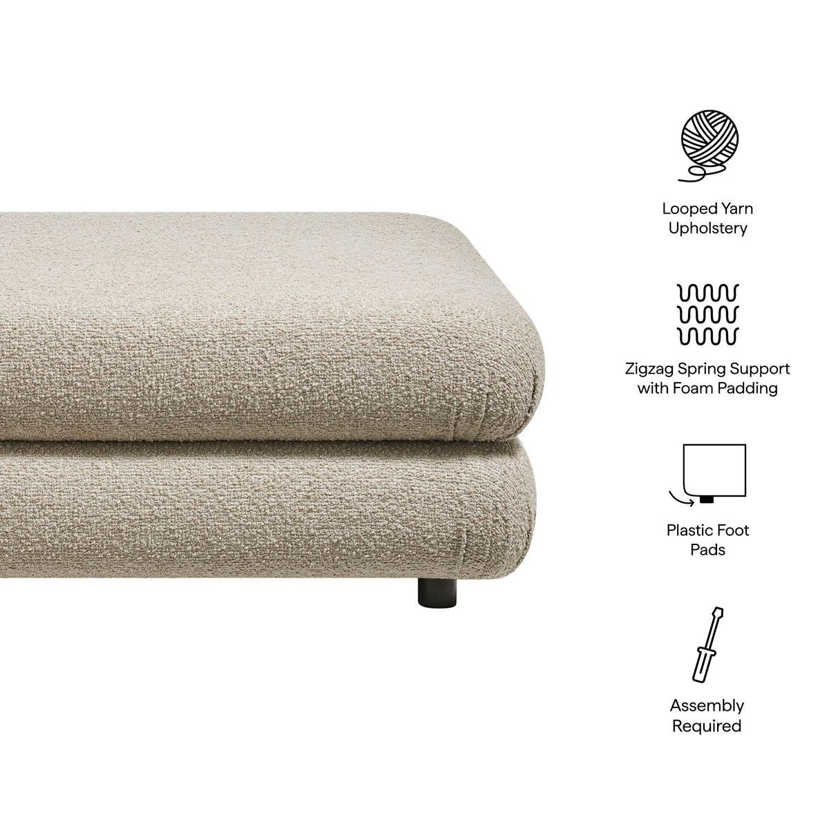 Jubilee Upholstered Ottoman by Modway, photo 2 of 20