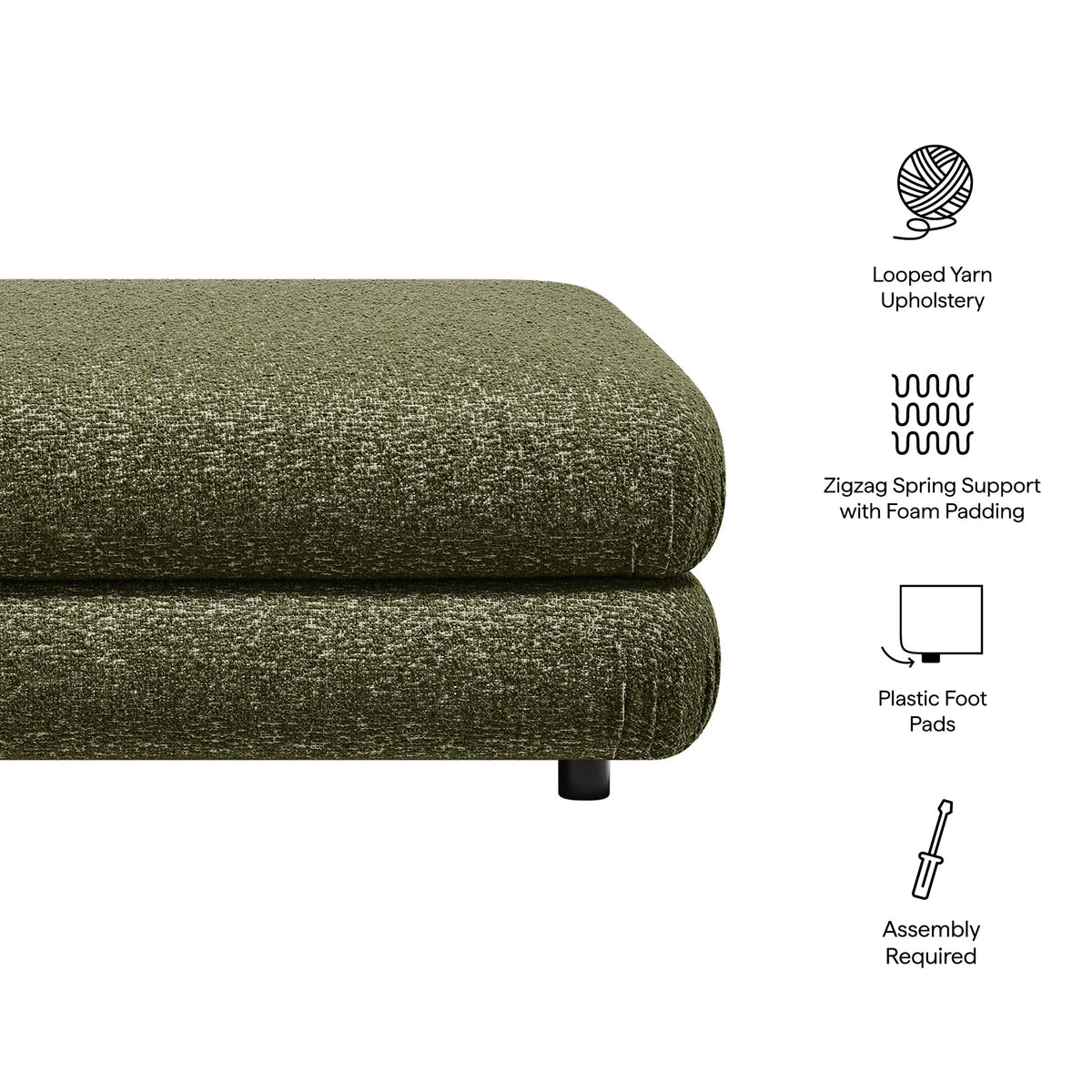Jubilee Upholstered Ottoman by Modway, photo 12 of 20