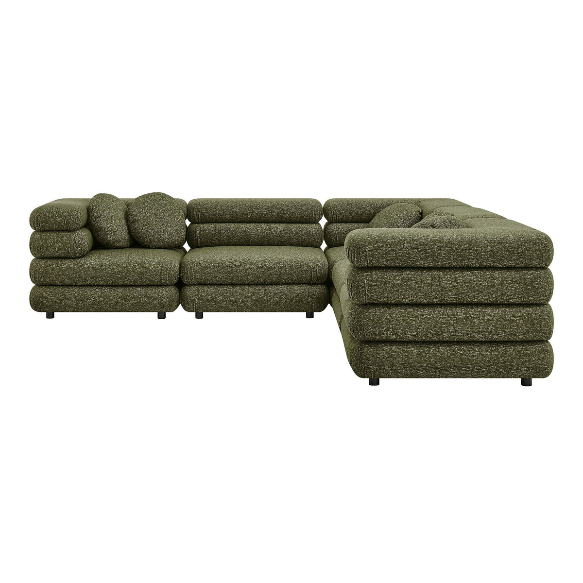 Jubilee 5-Piece Upholstered Modular L-Shaped Sofa Set by Modway, photo 19 of 28