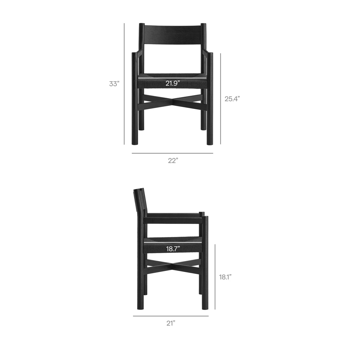Alvia 6-Piece Oak Wood Dining Table and Seating Set by Modway, photo 4 of 16
