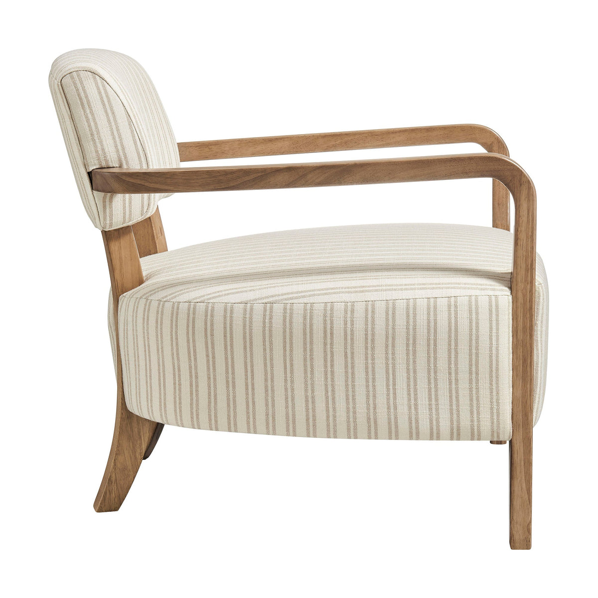 Zinnia Striped Fabric Upholstered Accent Chair by Modway, photo 4 of 9