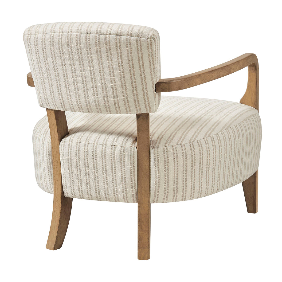 Zinnia Striped Fabric Upholstered Accent Chair by Modway, photo 5 of 9