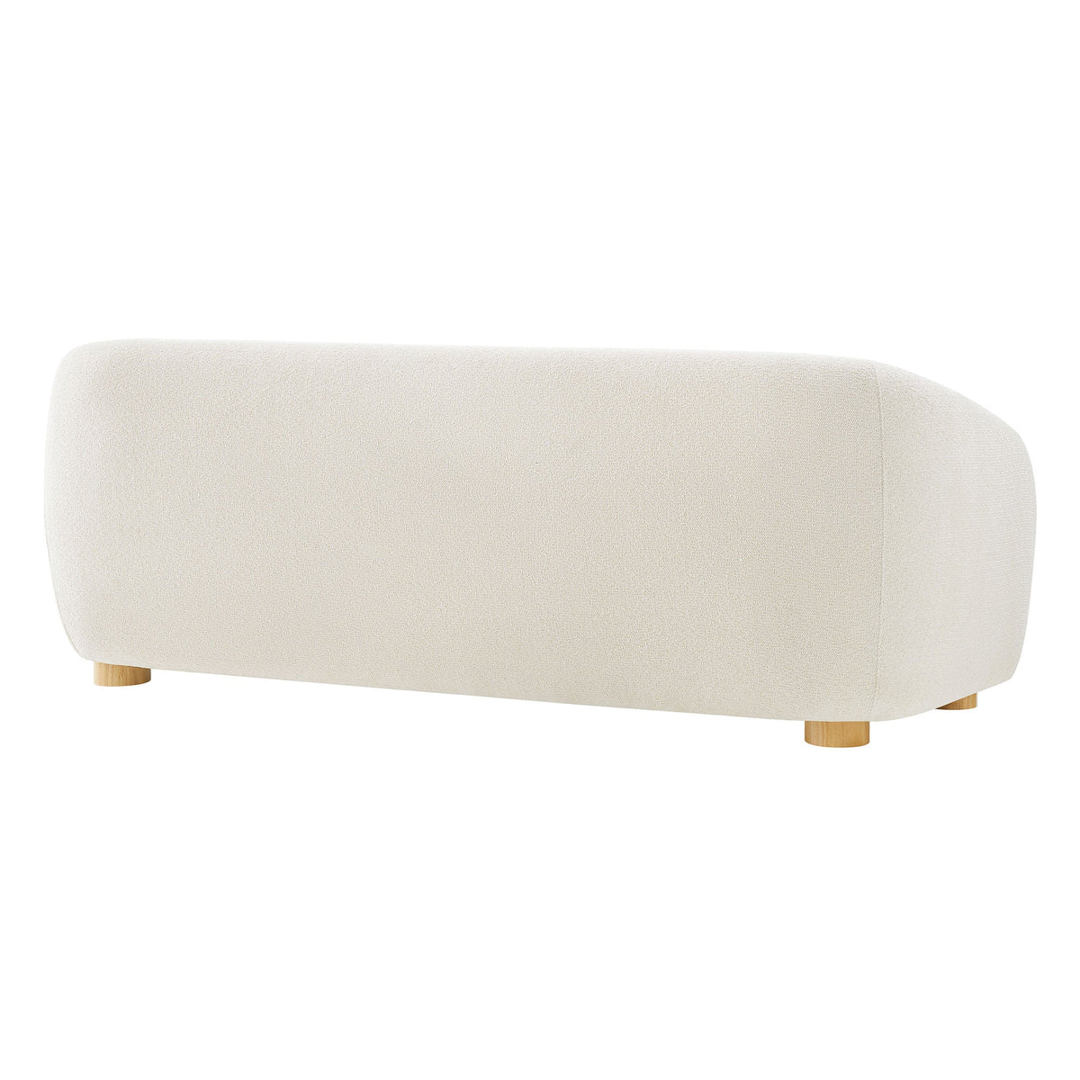 Holland 85" Chenille Fabric Sofa by Modway - Cream / Mustard / Pine, photo 6 of 30