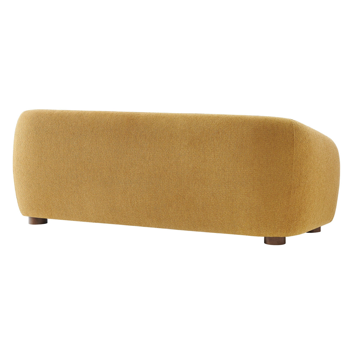 Holland 85" Chenille Fabric Sofa by Modway - Cream / Mustard / Pine, photo 16 of 30
