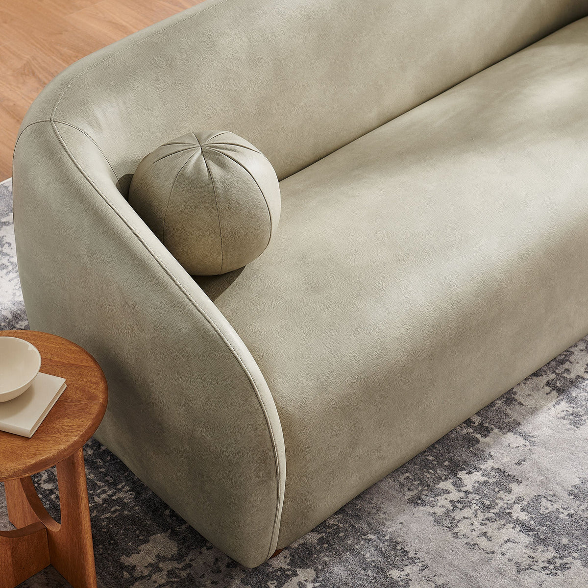 Holland 85" Vegan Leather Sofa by Modway, photo 9 of 27