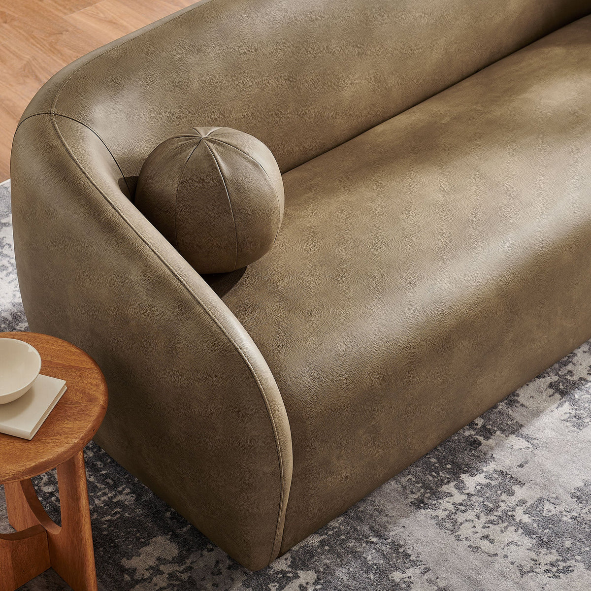 Holland 85" Vegan Leather Sofa by Modway, photo 18 of 27