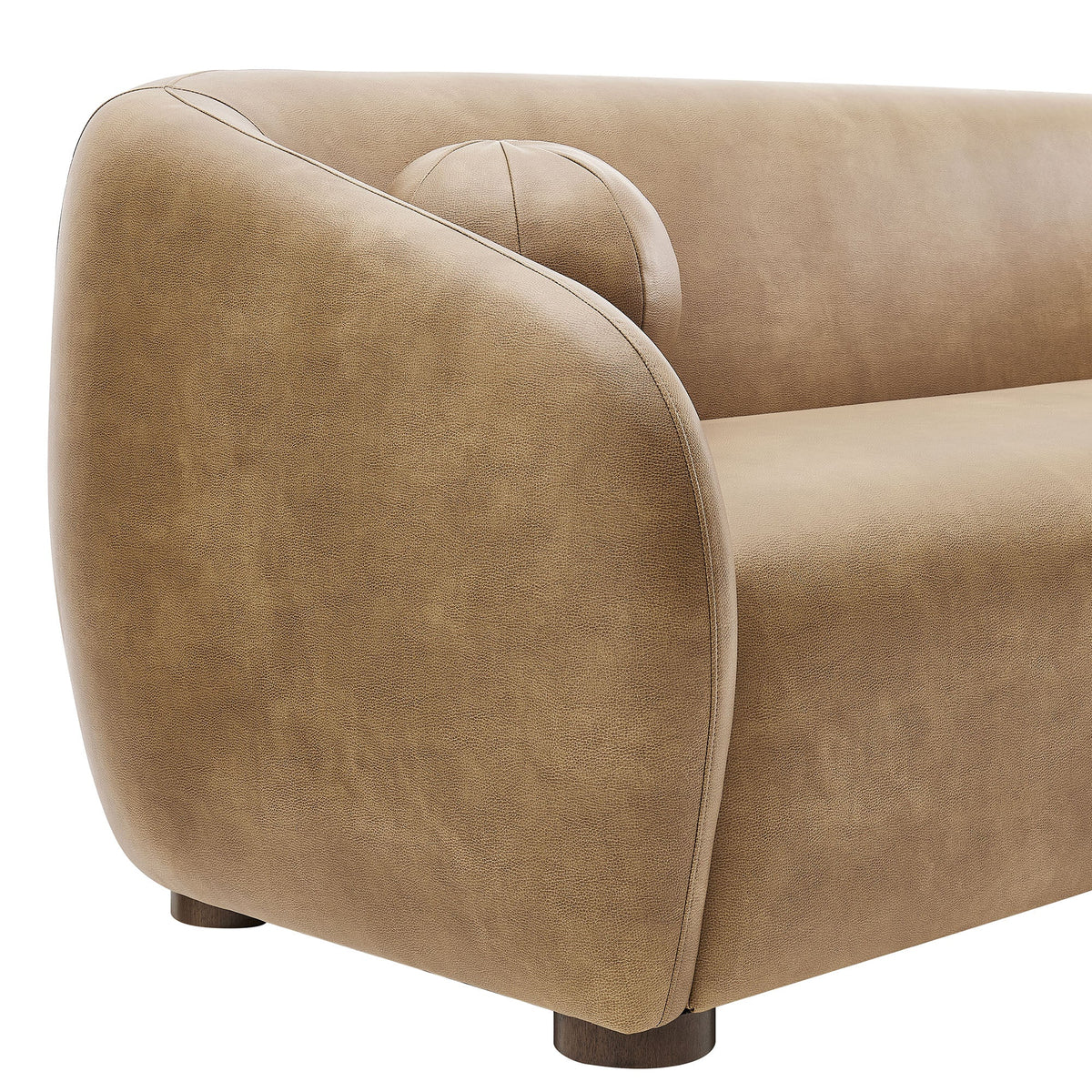 Holland 85" Vegan Leather Sofa by Modway, photo 25 of 27