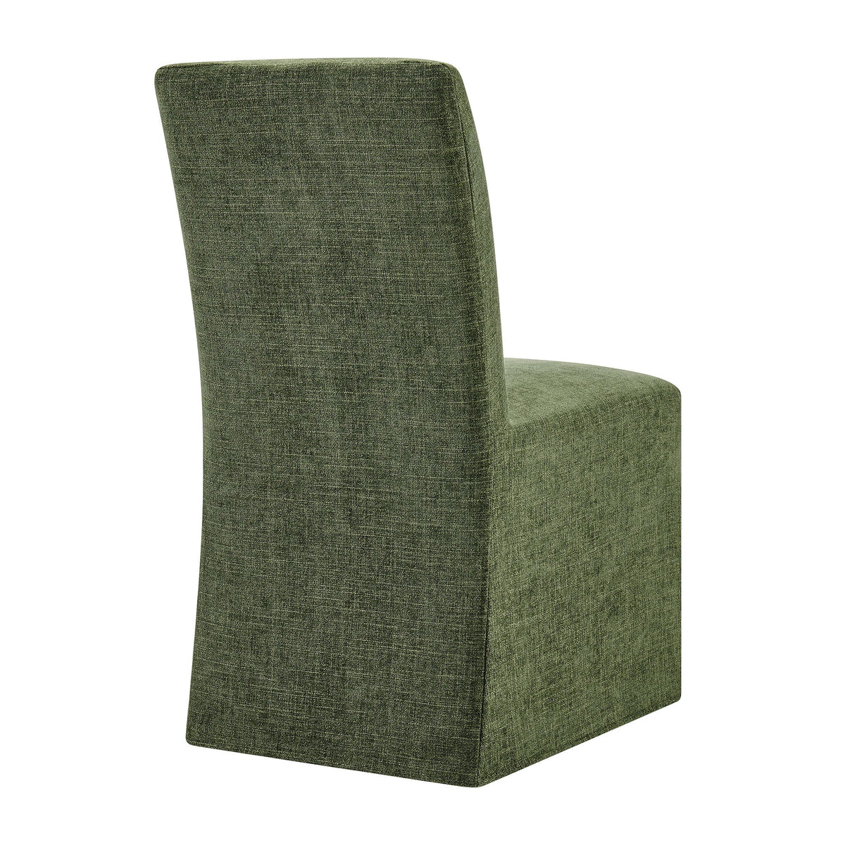 Aster Slub Weave Fabric Slipcovered Dining Chairs Set of 2 by Modway, photo 28 of 41