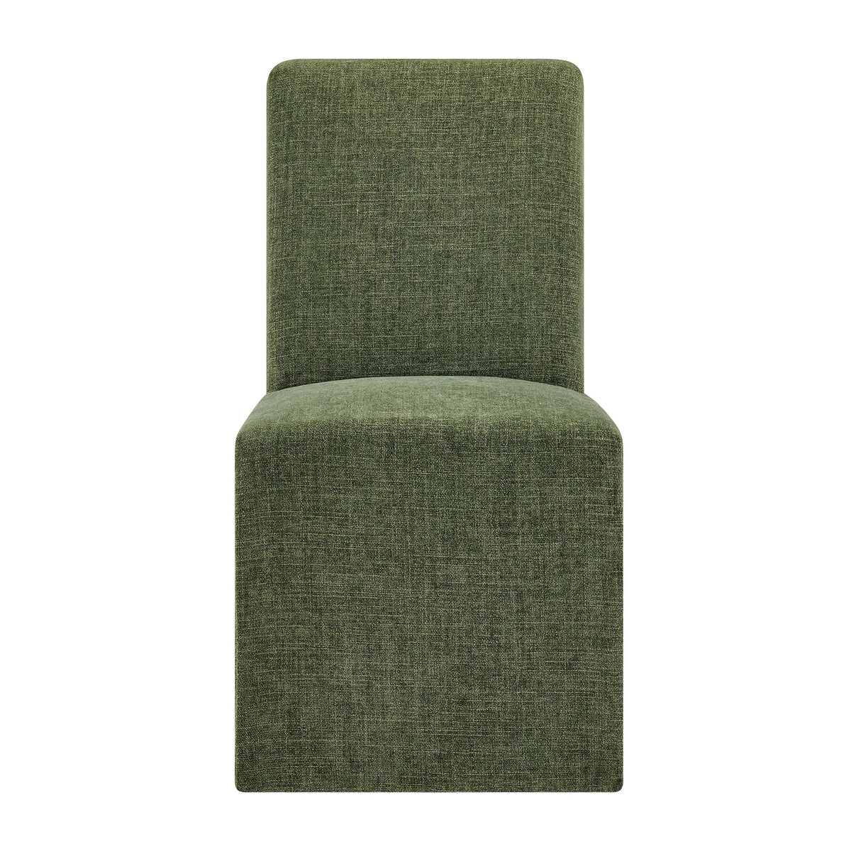Aster Slub Weave Fabric Slipcovered Dining Chairs Set of 2 by Modway, photo 29 of 41
