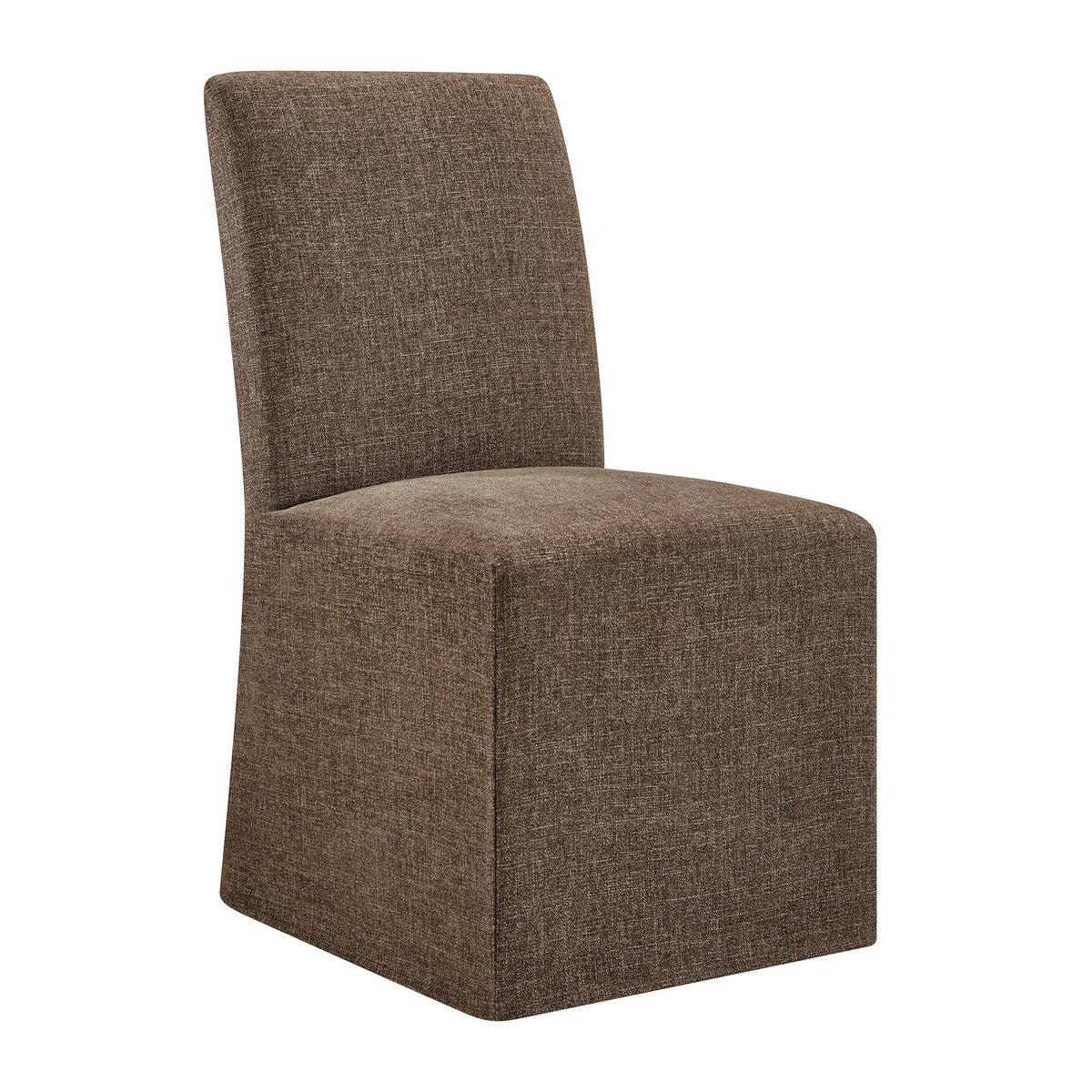 Aster Slub Weave Fabric Slipcovered Dining Chairs Set of 2 by Modway, photo 37 of 41