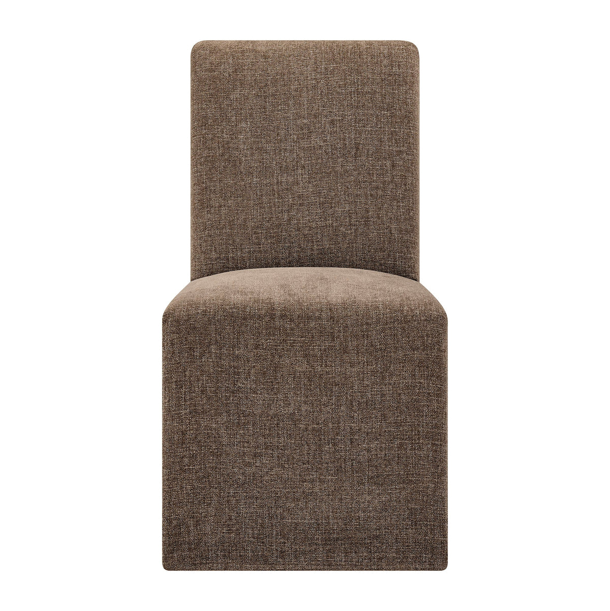 Aster Slub Weave Fabric Slipcovered Dining Chairs Set of 2 by Modway, photo 40 of 41