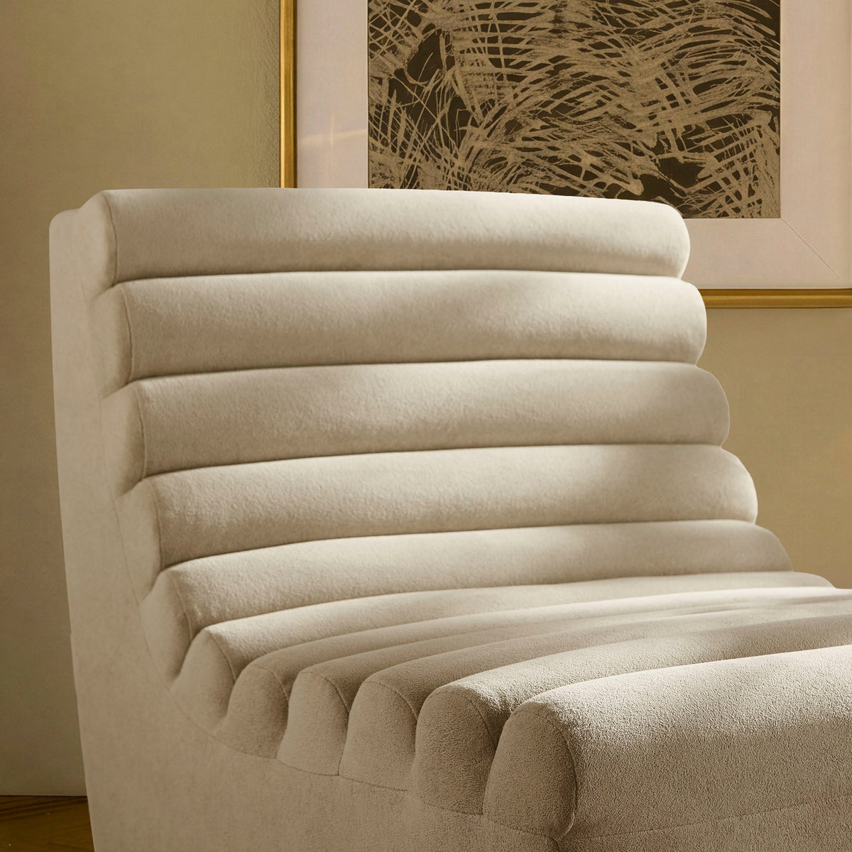 Corbin Performance Fleece Armless Accent Chair by Modway, photo 9 of 18