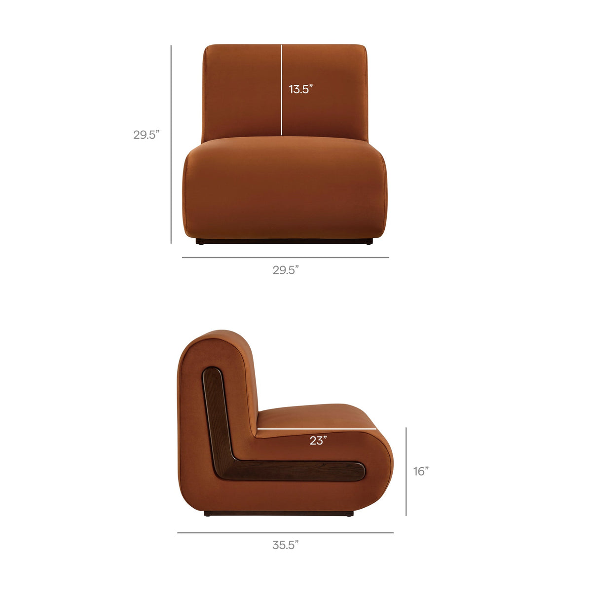 Denby Performance Velvet Accent Chair by Modway, photo 12 of 27
