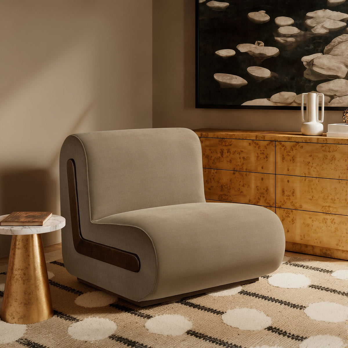 Denby Performance Velvet Accent Chair by Modway, photo 26 of 27