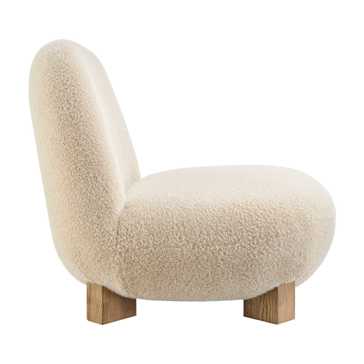 Norwood Faux Mohair Bean Shaped Accent Chair by Modway, photo 4 of 27