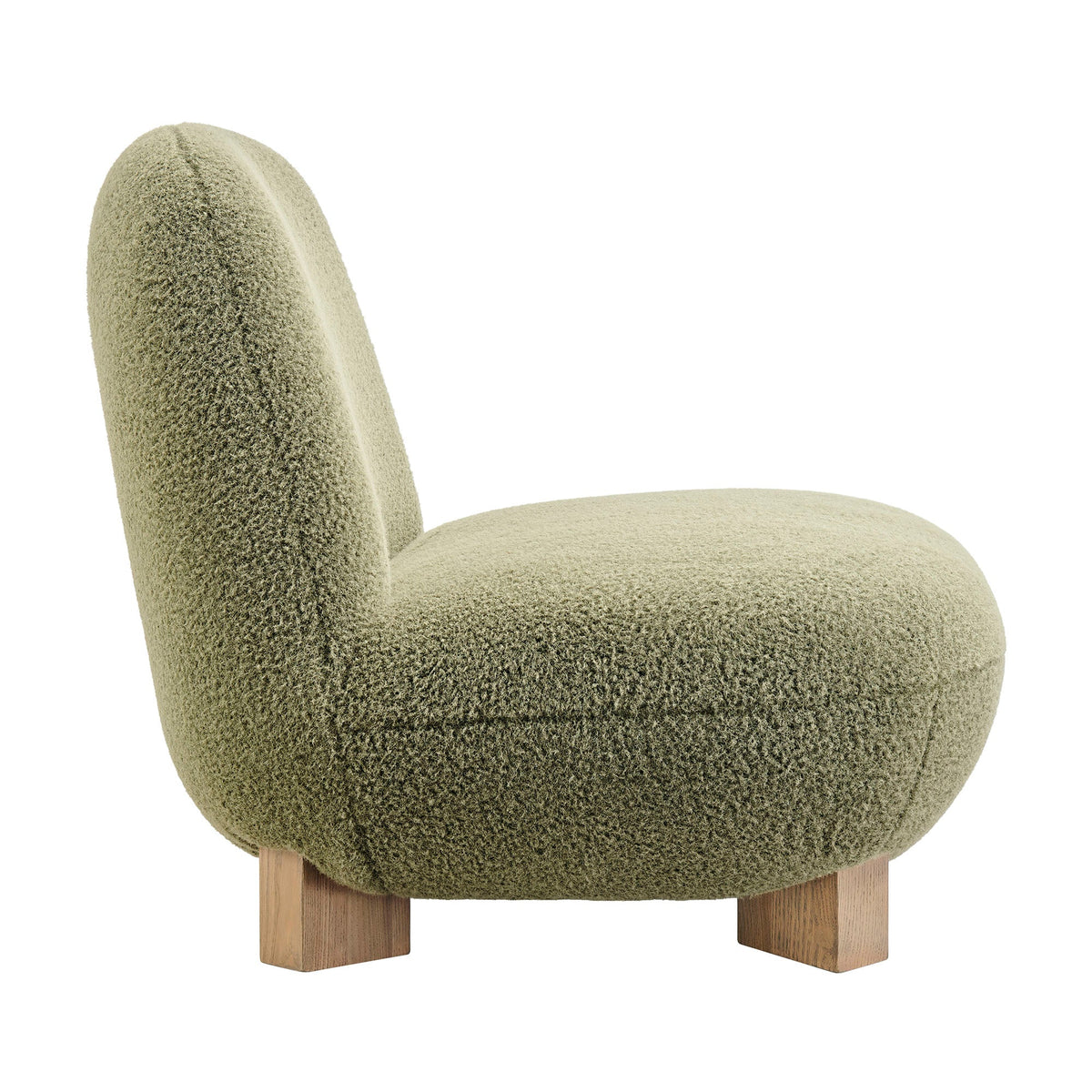 Norwood Faux Mohair Bean Shaped Accent Chair by Modway, photo 13 of 27