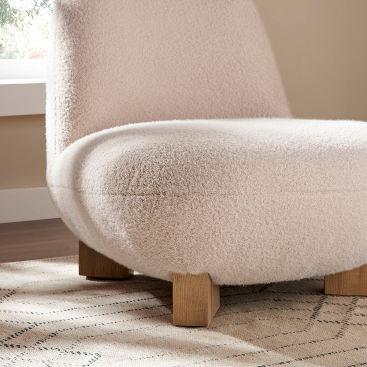 Norwood Faux Mohair Bean Shaped Accent Chair by Modway, photo 27 of 27