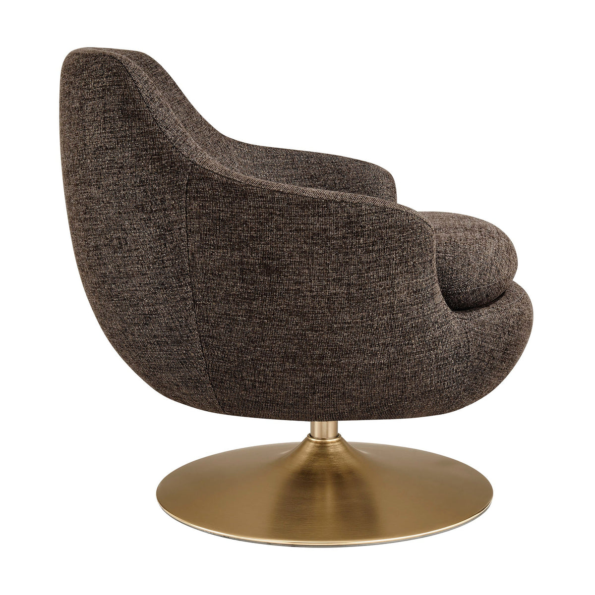 Quimby Melange Chenille Swivel Accent Chair by Modway, photo 4 of 27