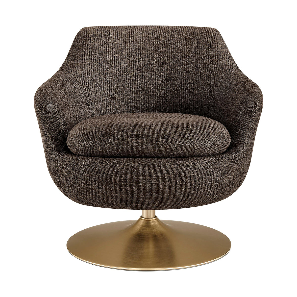 Quimby Melange Chenille Swivel Accent Chair by Modway, photo 6 of 27