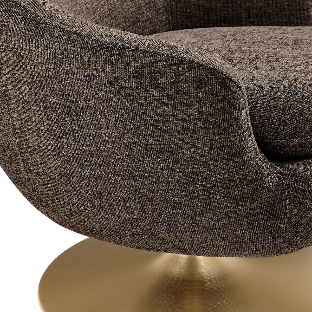 Quimby Melange Chenille Swivel Accent Chair by Modway, photo 7 of 27