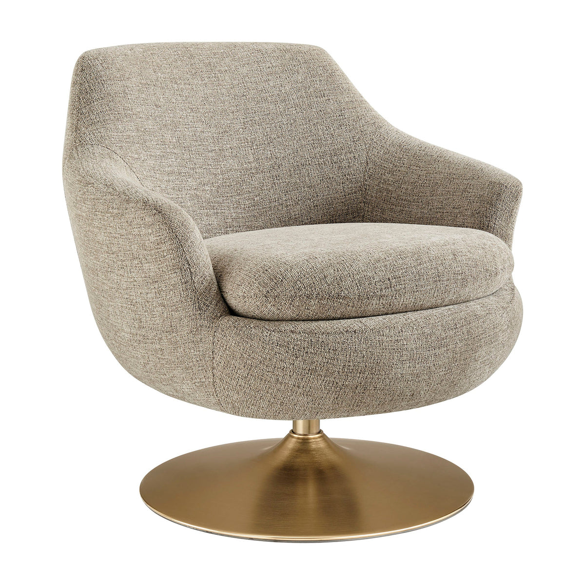 Quimby Melange Chenille Swivel Accent Chair by Modway, photo 10 of 27