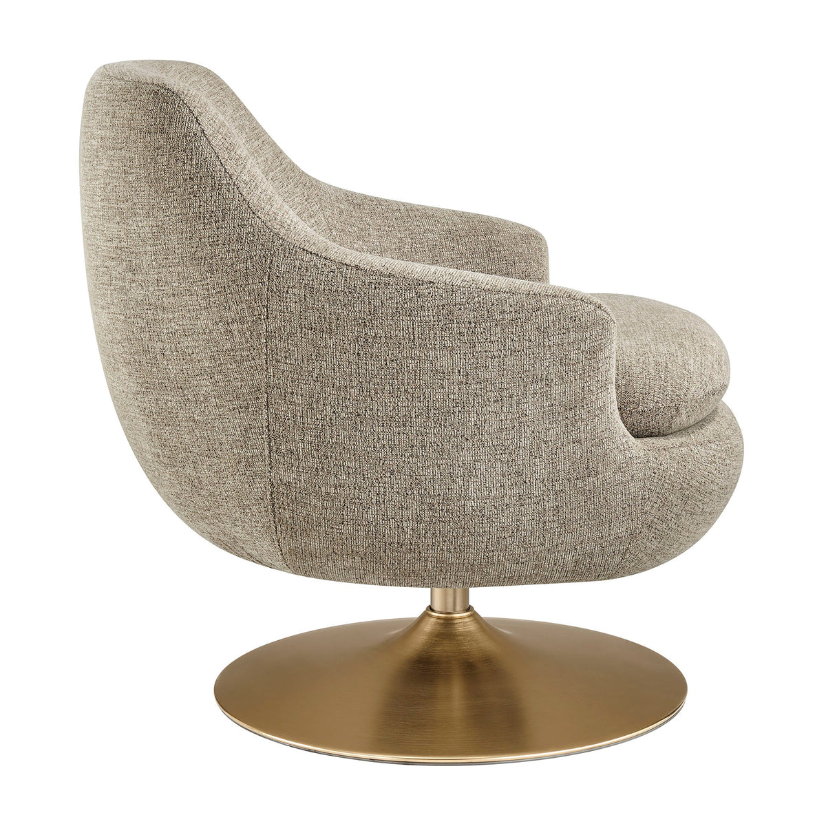 Quimby Melange Chenille Swivel Accent Chair by Modway, photo 13 of 27