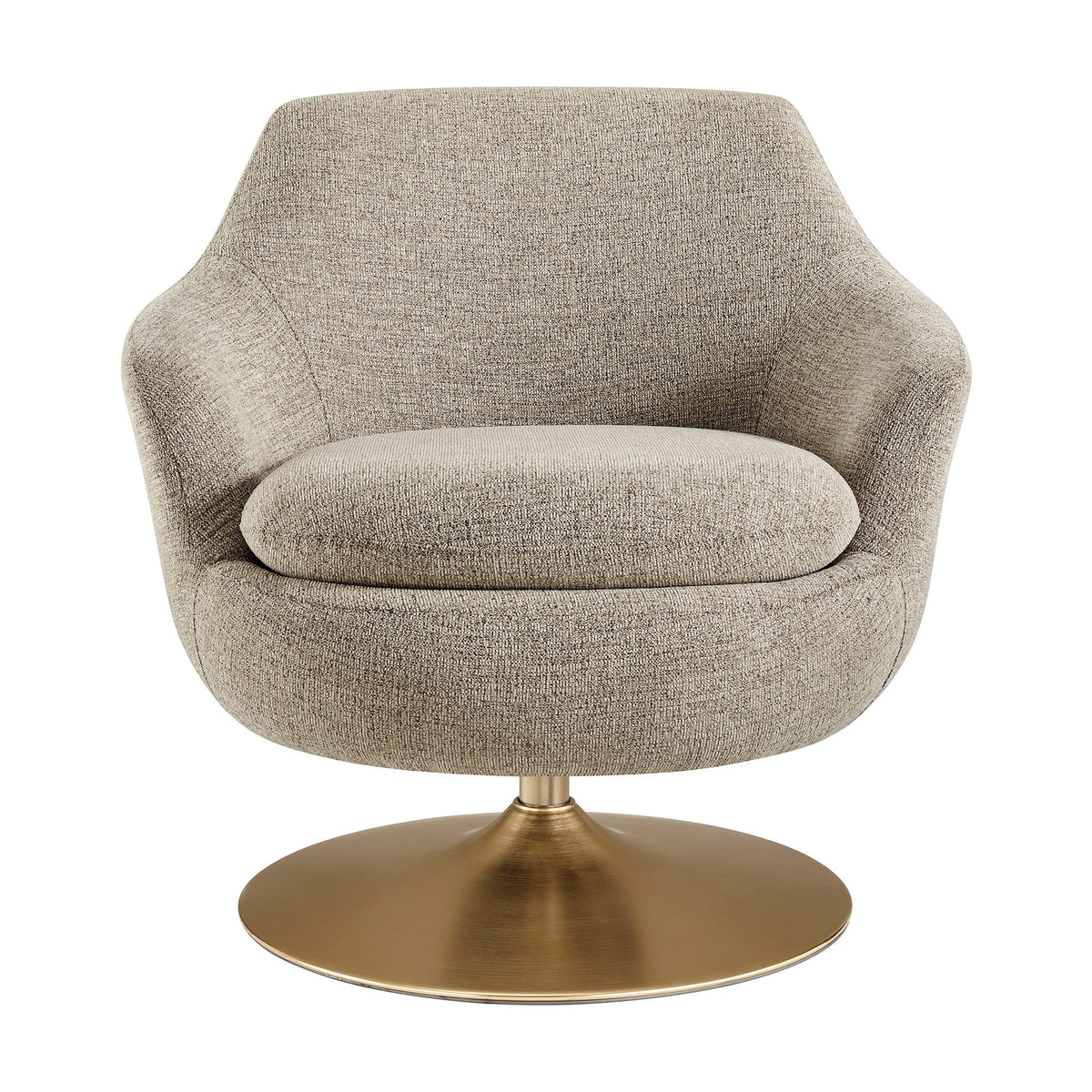Quimby Melange Chenille Swivel Accent Chair by Modway, photo 15 of 27