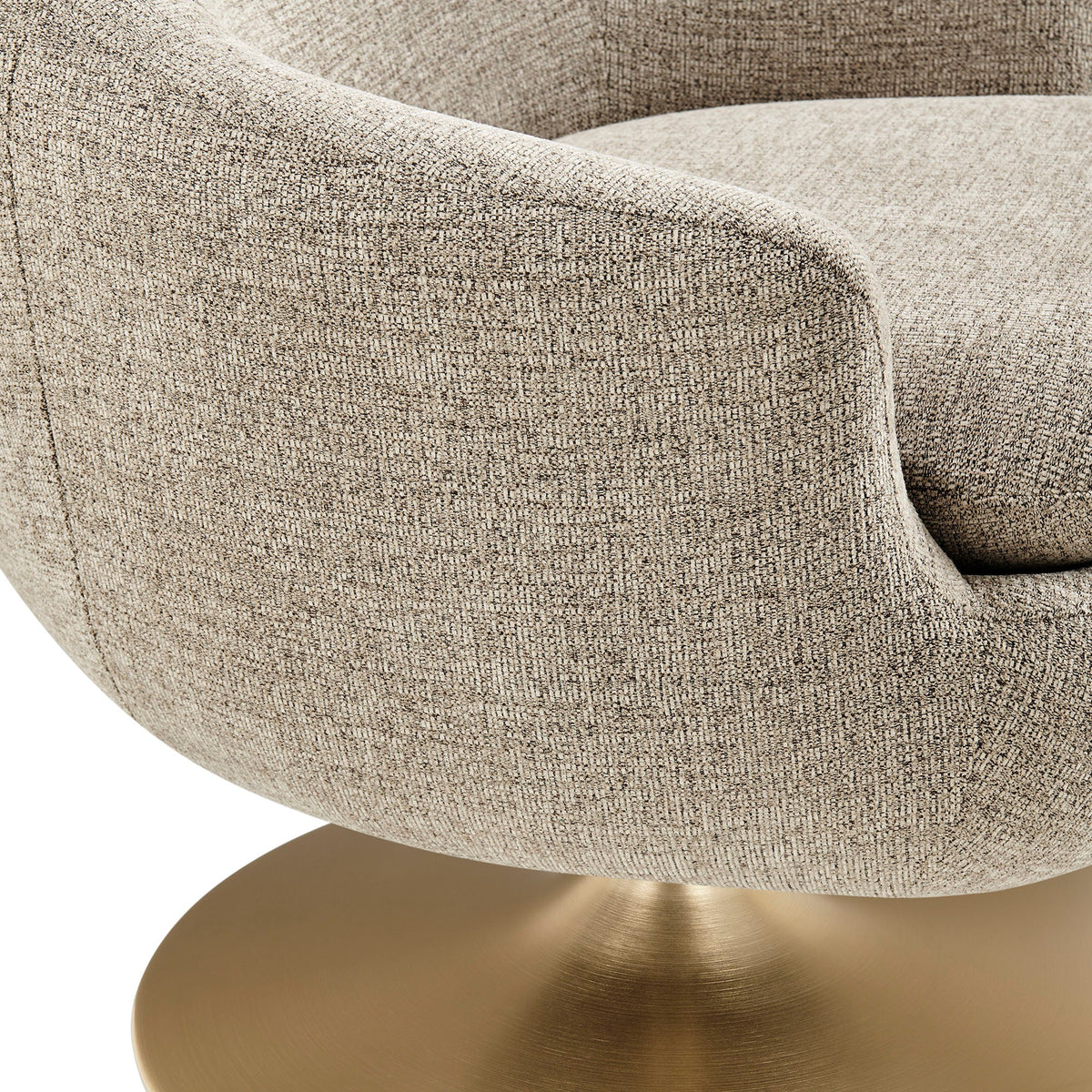 Quimby Melange Chenille Swivel Accent Chair by Modway, photo 16 of 27