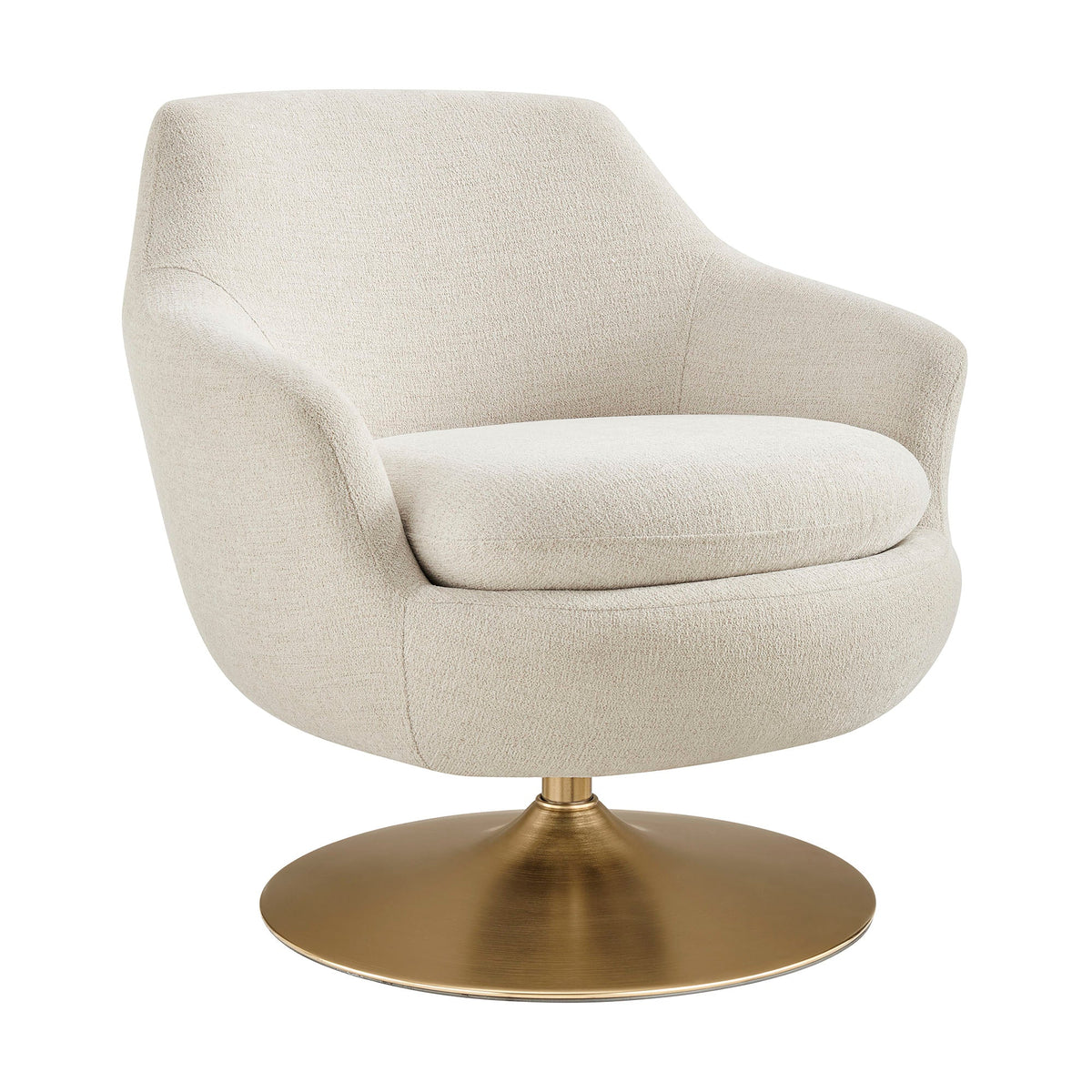 Quimby Melange Chenille Swivel Accent Chair by Modway, photo 19 of 27