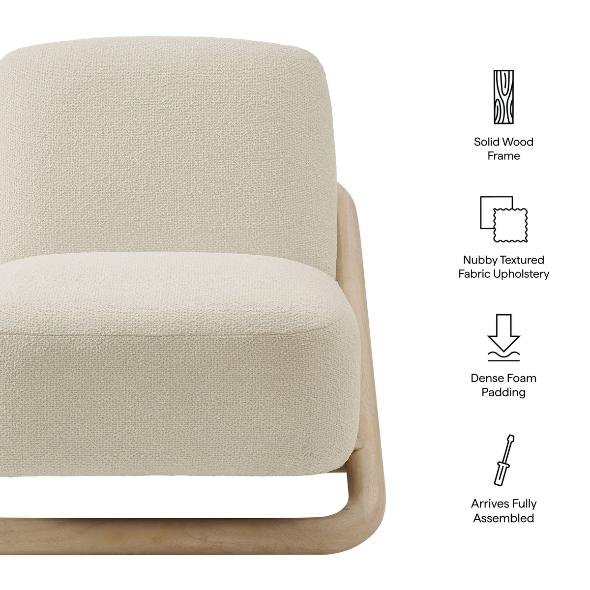 Vander Textured Fabric Accent Chair by Modway, photo 12 of 30