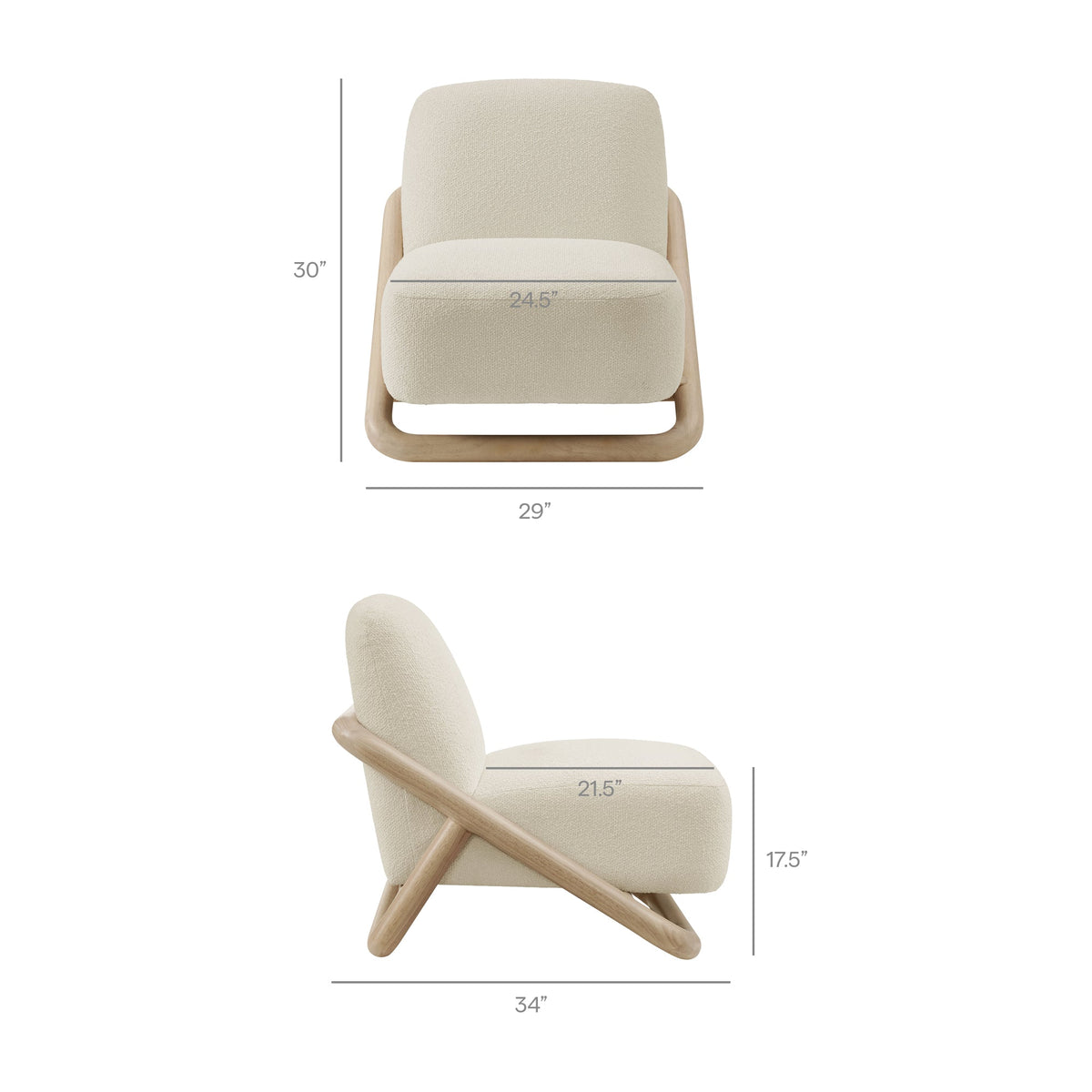 Vander Textured Fabric Accent Chair by Modway, photo 13 of 30