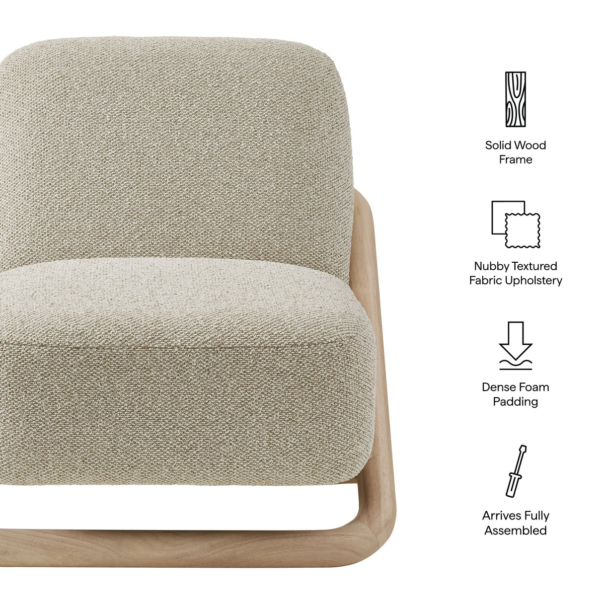 Vander Textured Fabric Accent Chair by Modway, photo 22 of 30