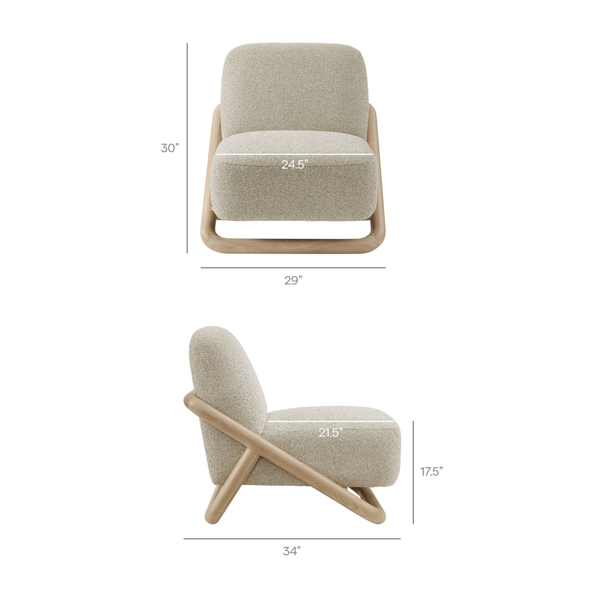 Vander Textured Fabric Accent Chair by Modway, photo 23 of 30