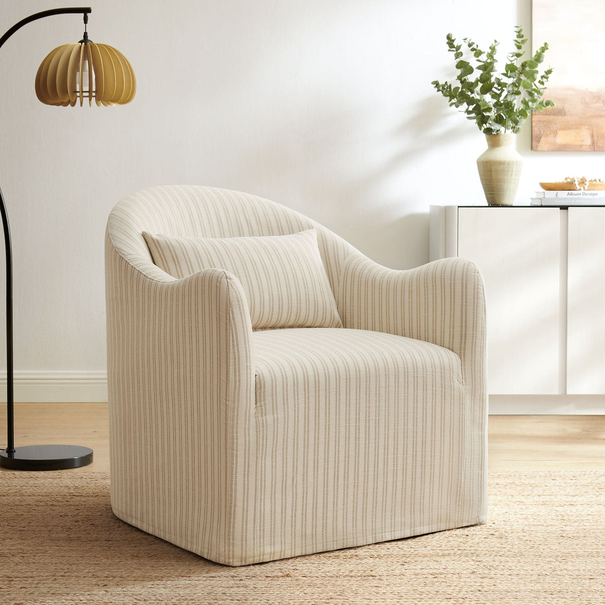 Bardot Striped Accent Chair by Modway, photo 8 of 18