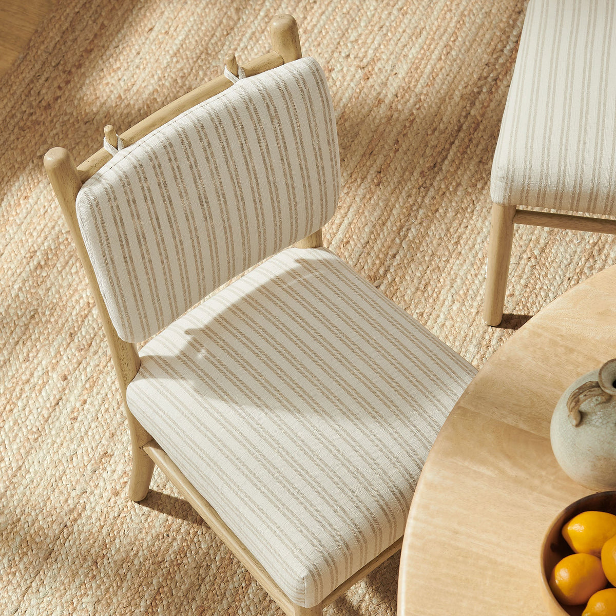 Mauden Striped Dining Side Chairs Set of 2 by Modway, photo 10 of 20
