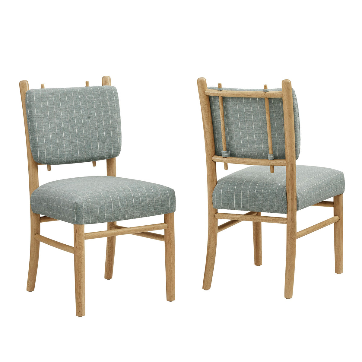 Mauden Striped Dining Side Chairs Set of 2 by Modway, photo 11 of 20