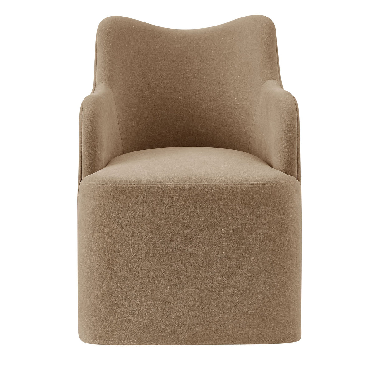 Cordelle Linen Blend Swivel Dining Chair by Modway, photo 6 of 40