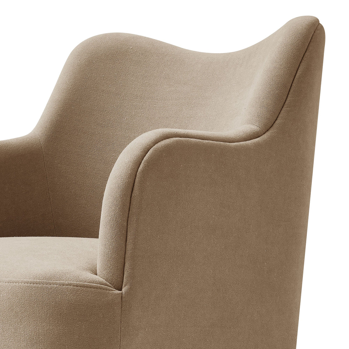 Cordelle Linen Blend Swivel Dining Chair by Modway, photo 7 of 40